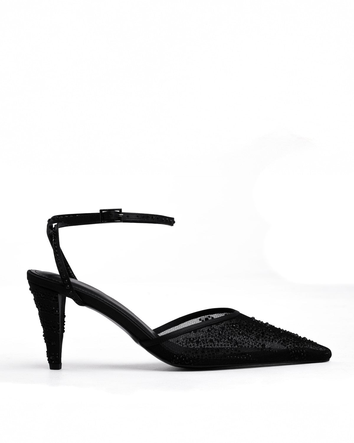 Mary File ve Taş İşlemeli Kadın Stiletto - Mary Shoes