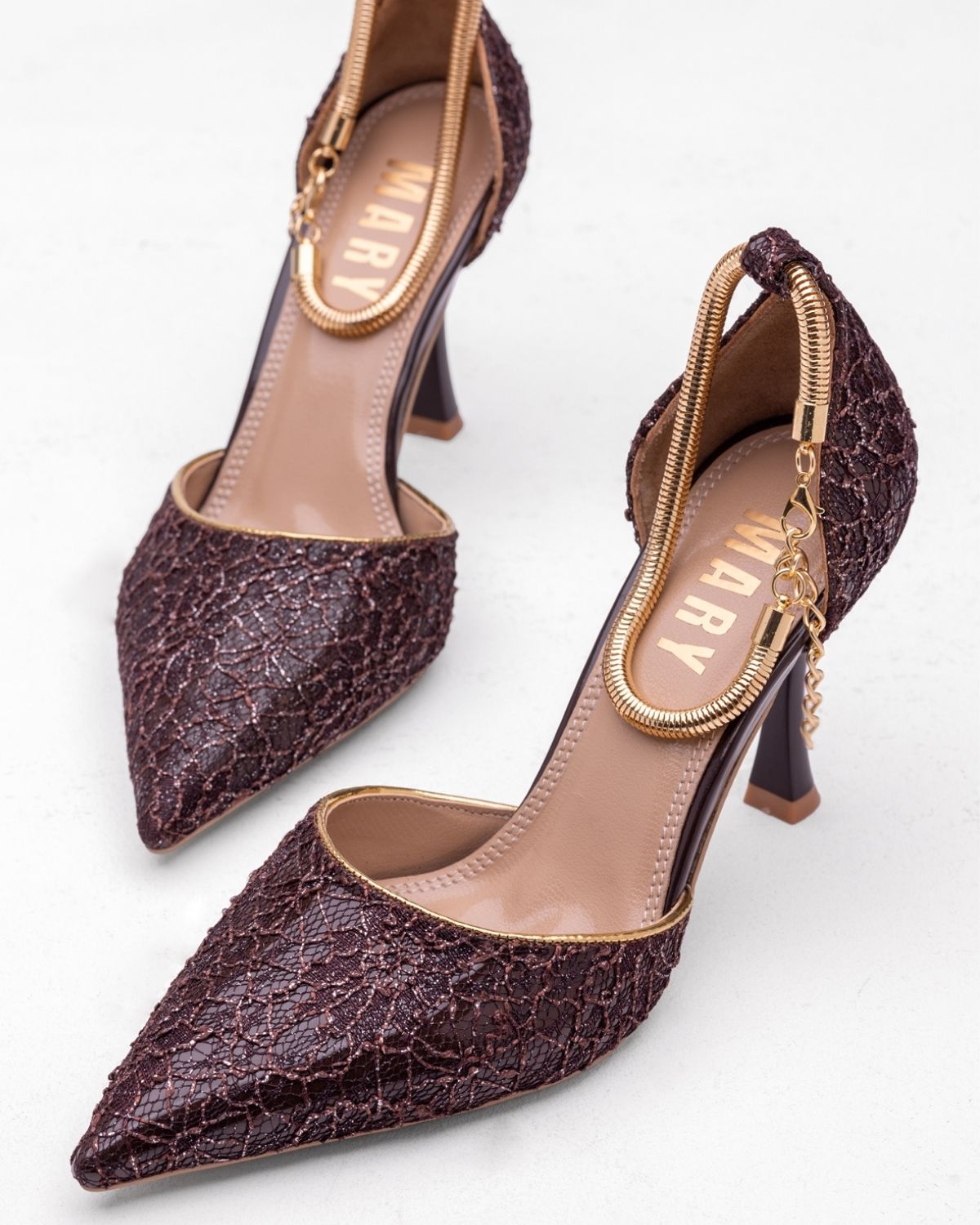 Mary Göz Alıcı Taşlı Kadın Topuklu Ayakkabı - Mary Shoes