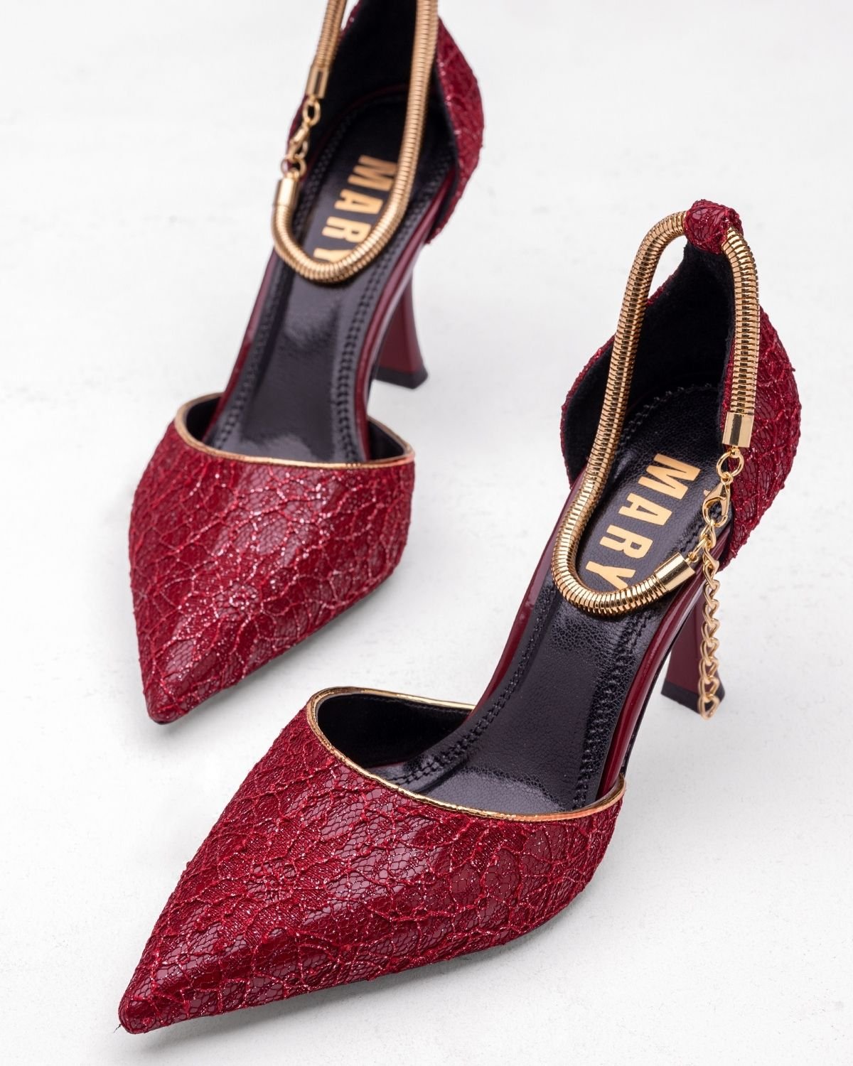 Mary Göz Alıcı Taşlı Kadın Topuklu Ayakkabı - Mary Shoes