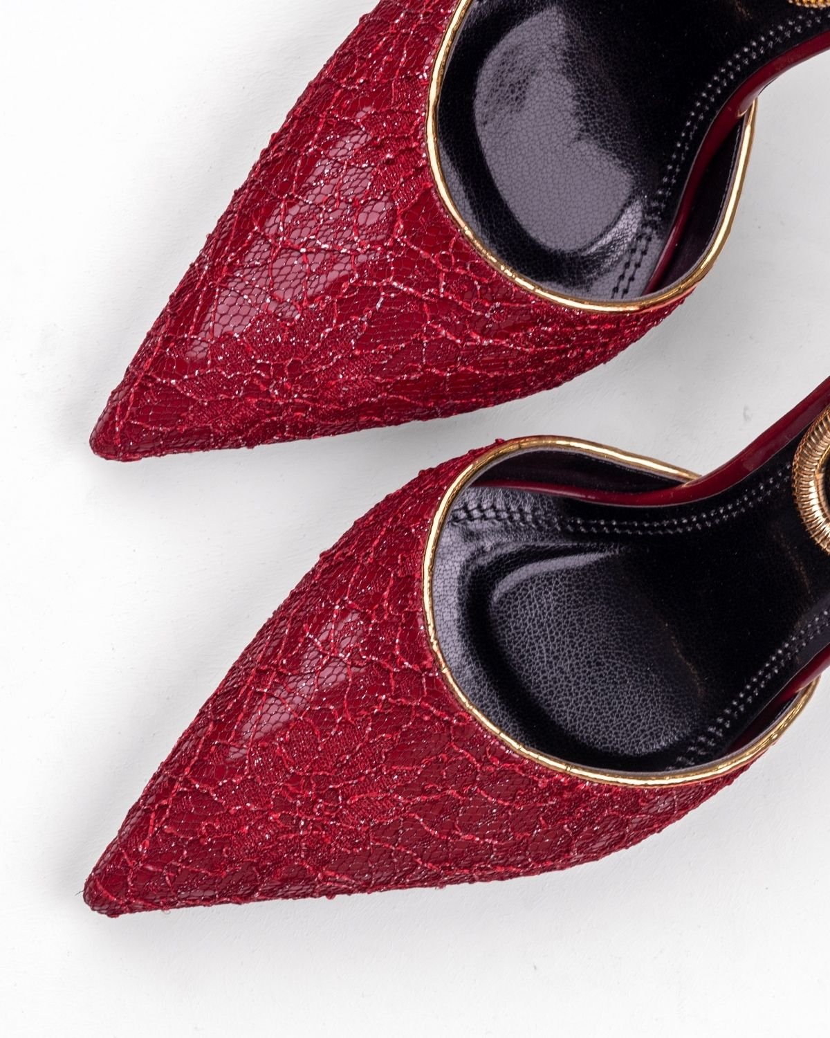 Mary Göz Alıcı Taşlı Kadın Topuklu Ayakkabı - Mary Shoes