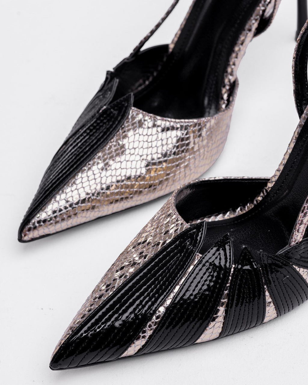 Mary Hygge Yılan Desenli Kadın Stiletto - Mary Shoes