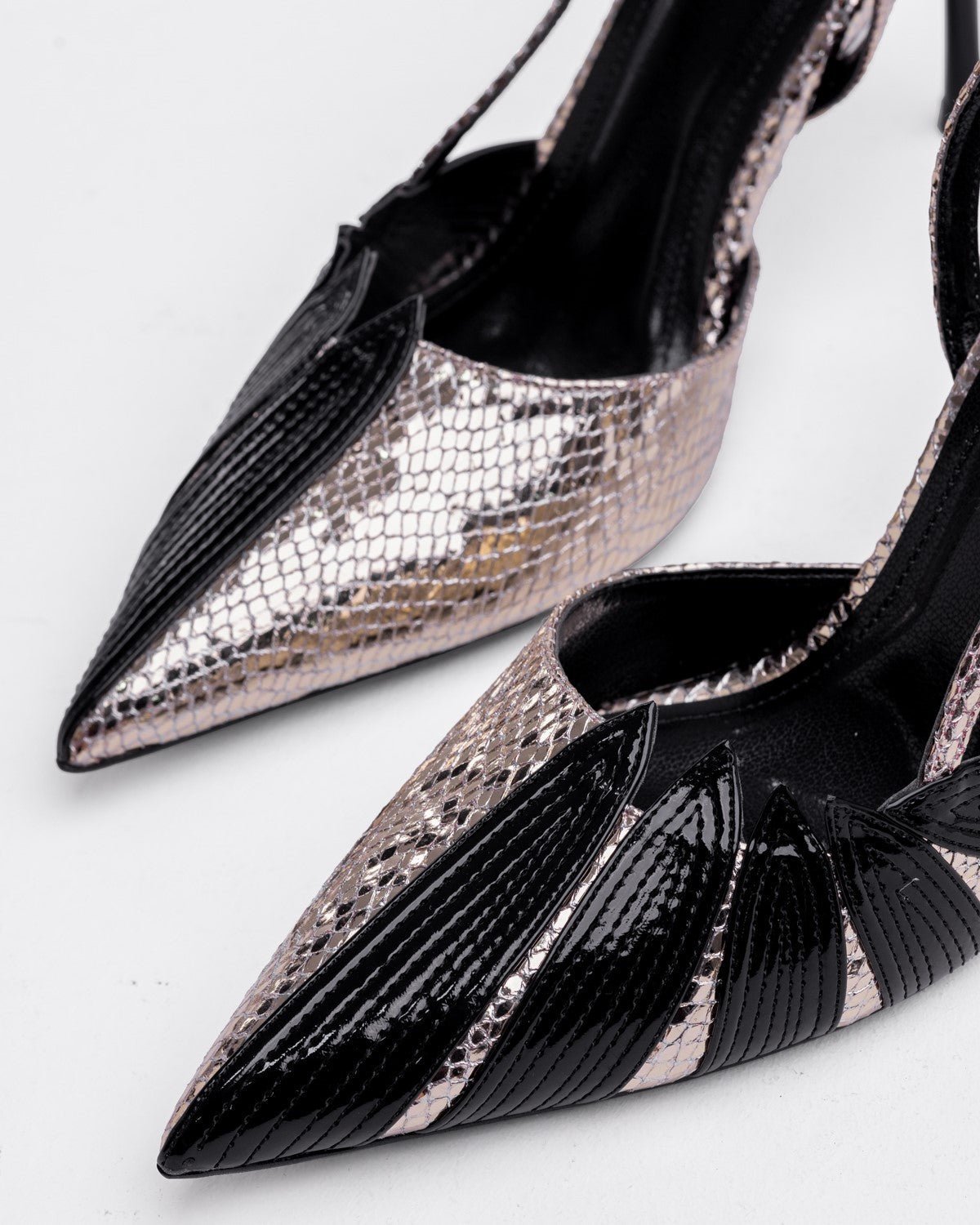 Mary Hygge Yılan Desenli Kadın Stiletto - Mary Shoes