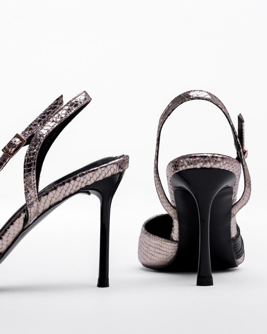 Mary Hygge Yılan Desenli Kadın Stiletto - Mary Shoes