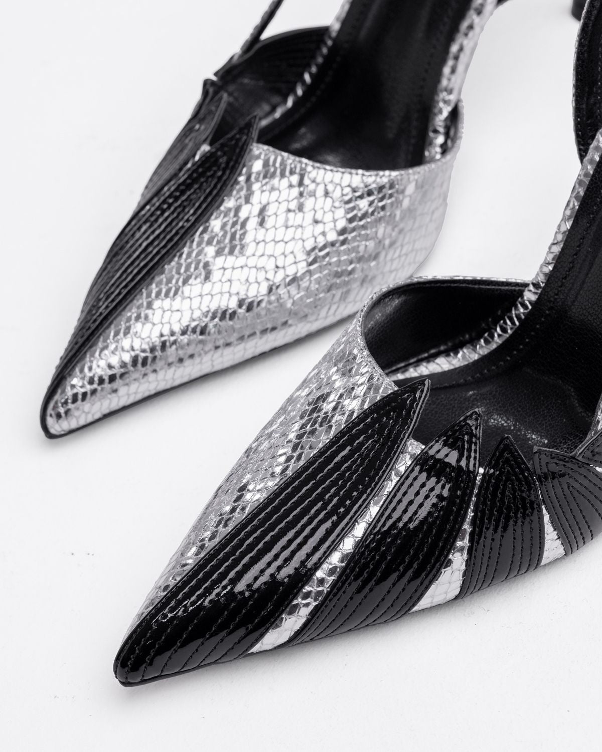 Mary Hygge Yılan Desenli Kadın Stiletto - Mary Shoes