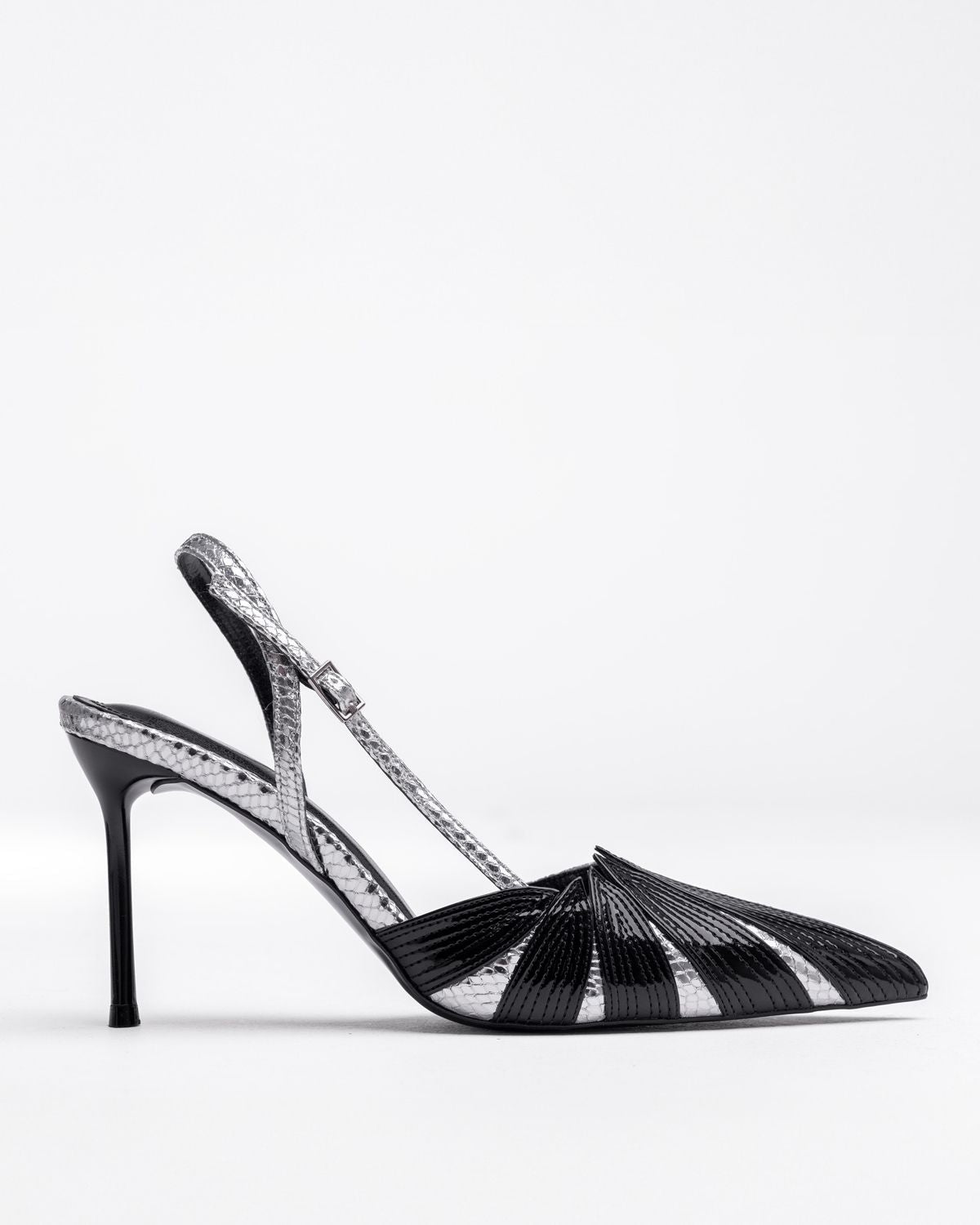 Mary Hygge Yılan Desenli Kadın Stiletto - Mary Shoes