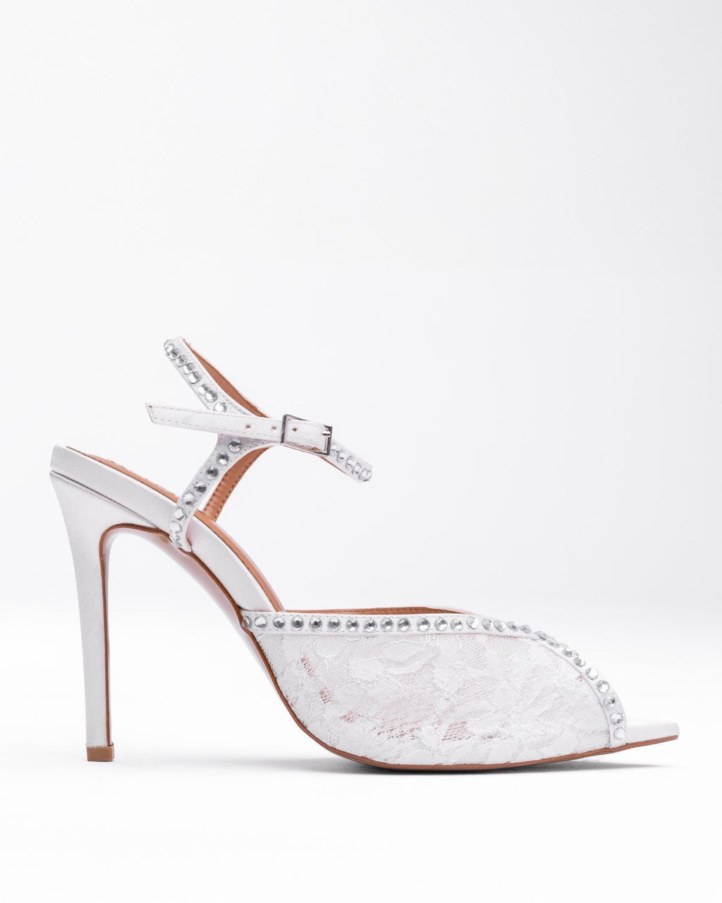 Mary Kristal Taşlı Dantel Kadın Ayakkabı - Mary Shoes