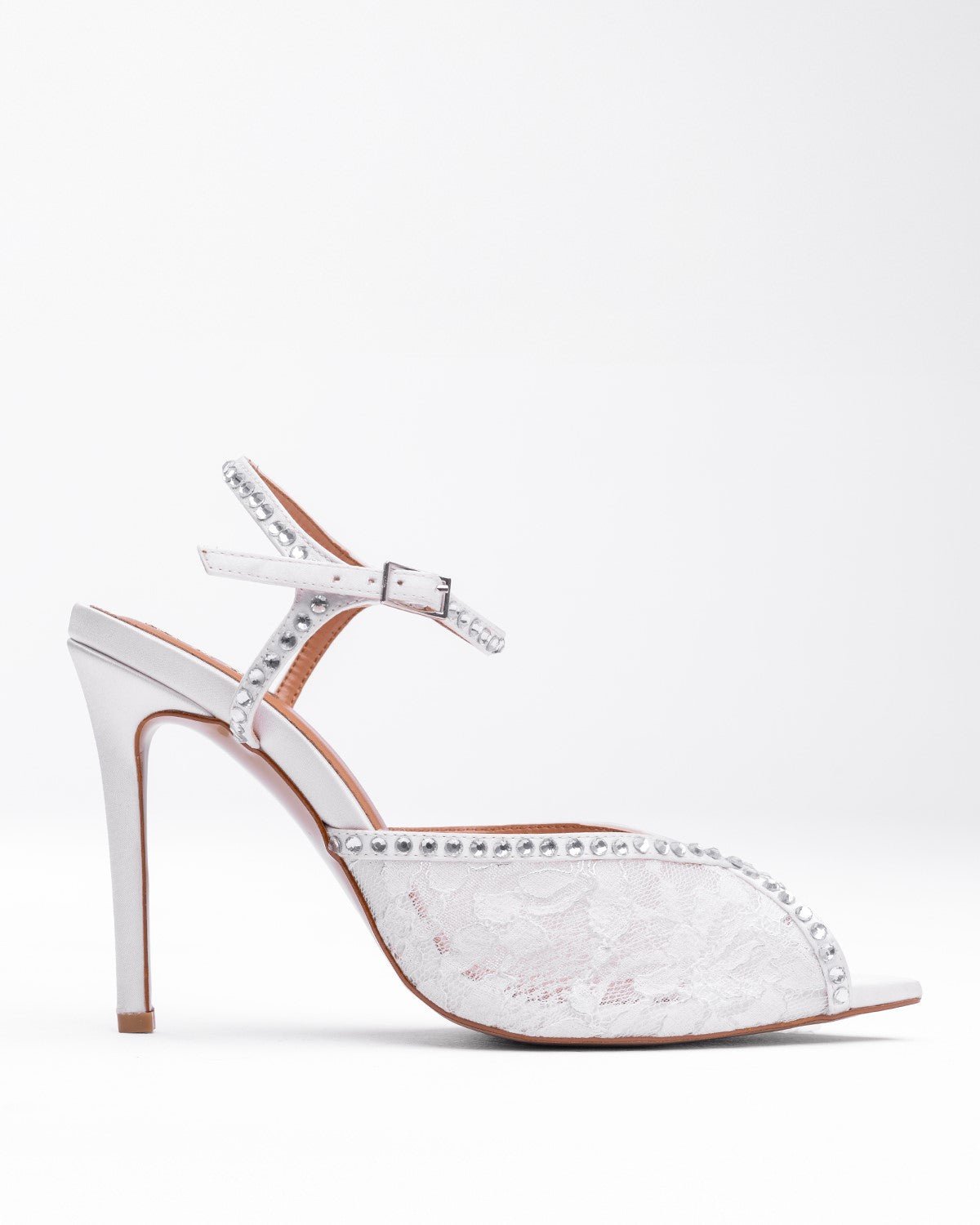 Mary Kristal Taşlı Dantel Kadın Ayakkabı - Mary Shoes