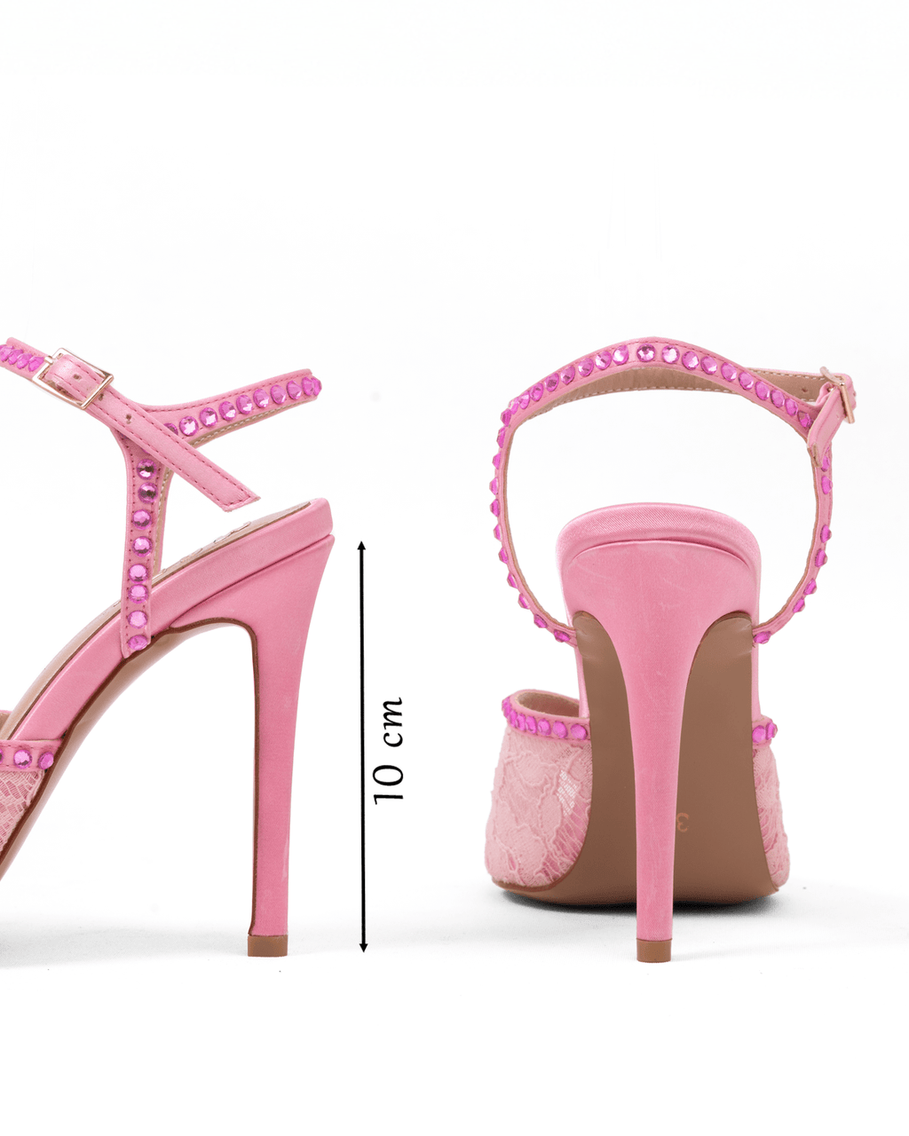 Mary Kristal Taşlı Dantel Kadın Ayakkabı - Mary Shoes