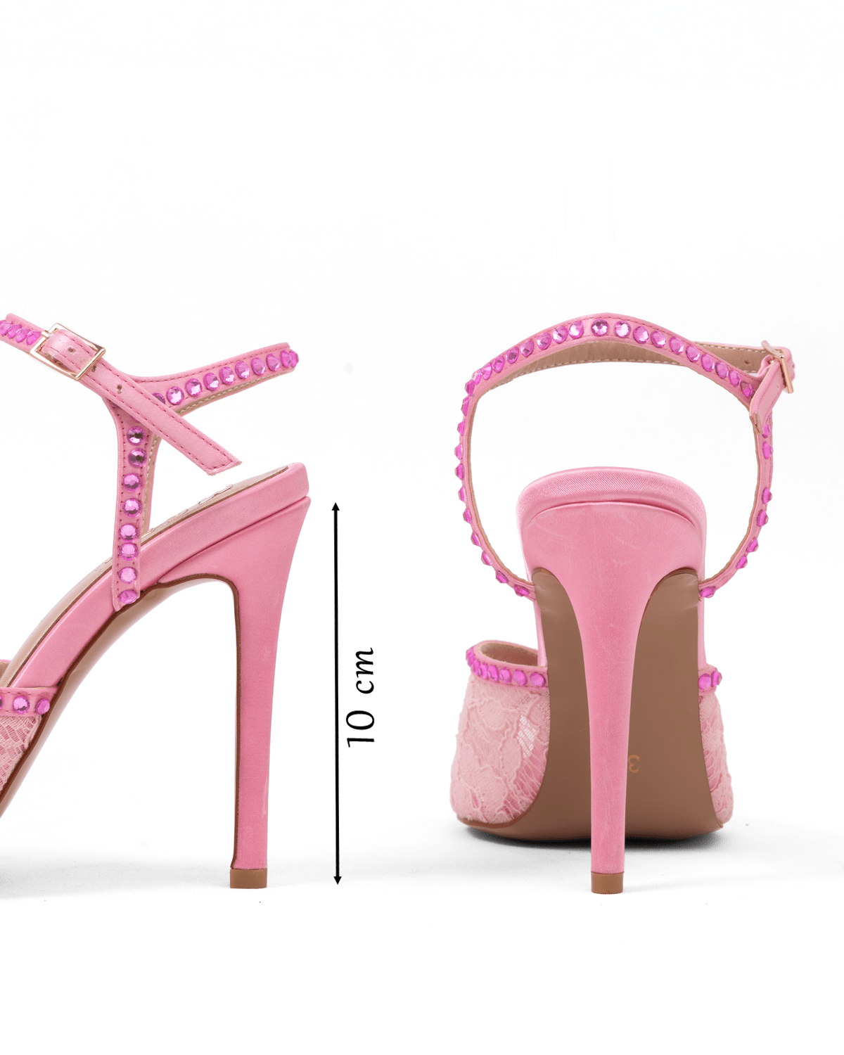 Mary Kristal Taşlı Dantel Kadın Ayakkabı - Mary Shoes