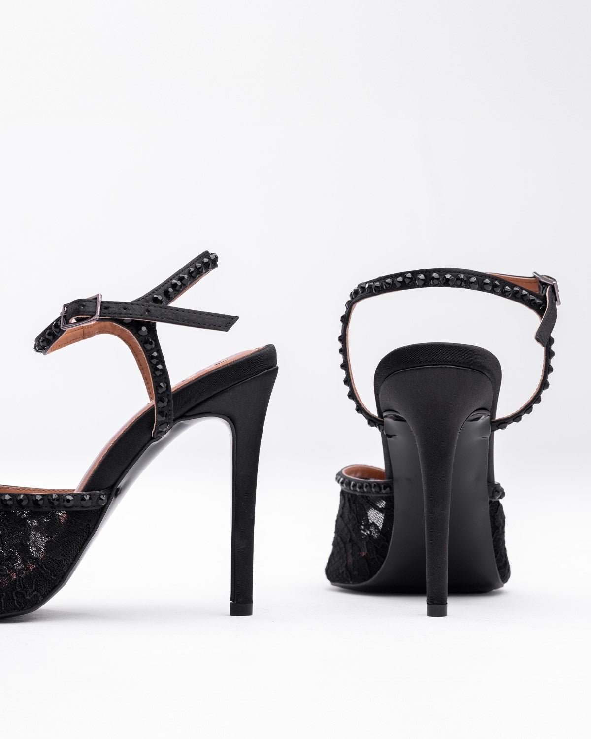 Mary Kristal Taşlı Dantel Kadın Ayakkabı - Mary Shoes