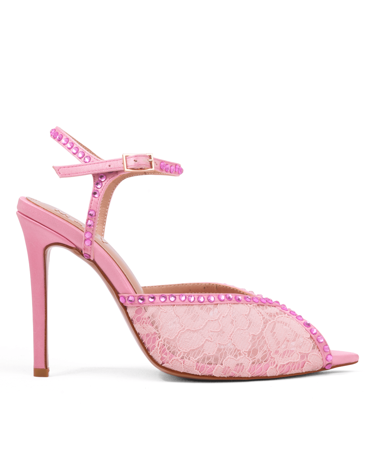 Mary Kristal Taşlı Dantel Kadın Ayakkabı - Mary Shoes