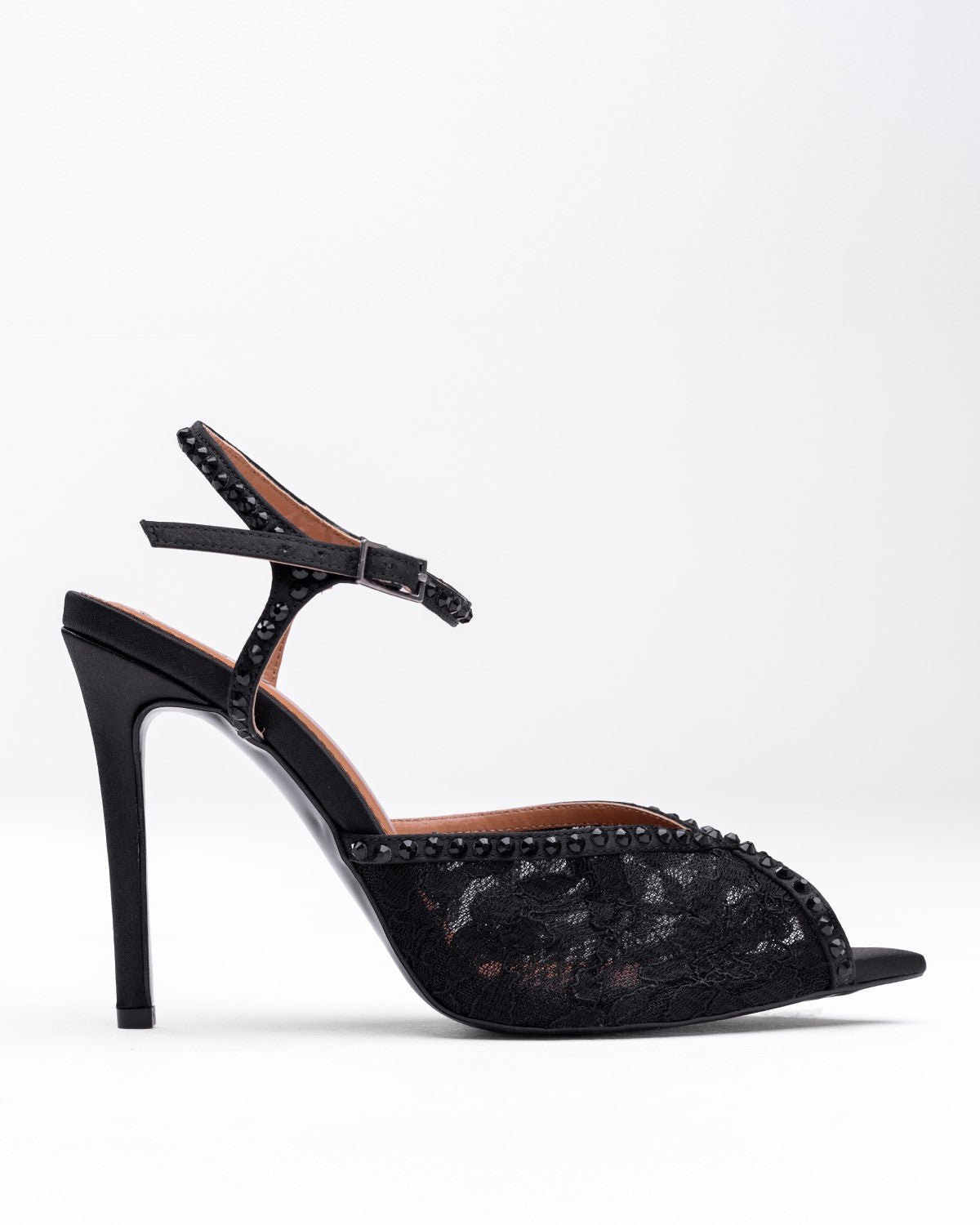 Mary Kristal Taşlı Dantel Kadın Ayakkabı - Mary Shoes