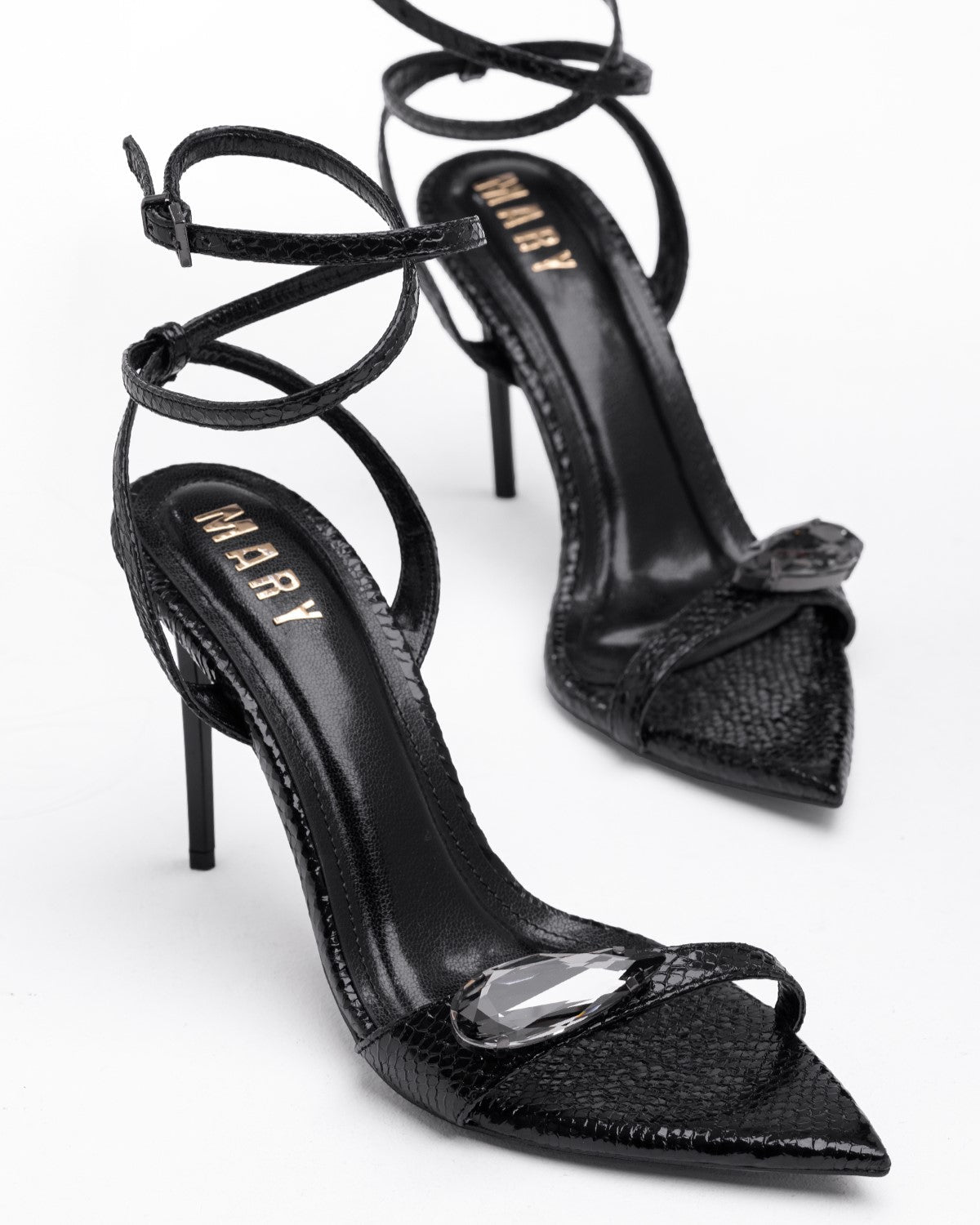 Mary Kristal Taşlı Kadın Stiletto - Mary Shoes