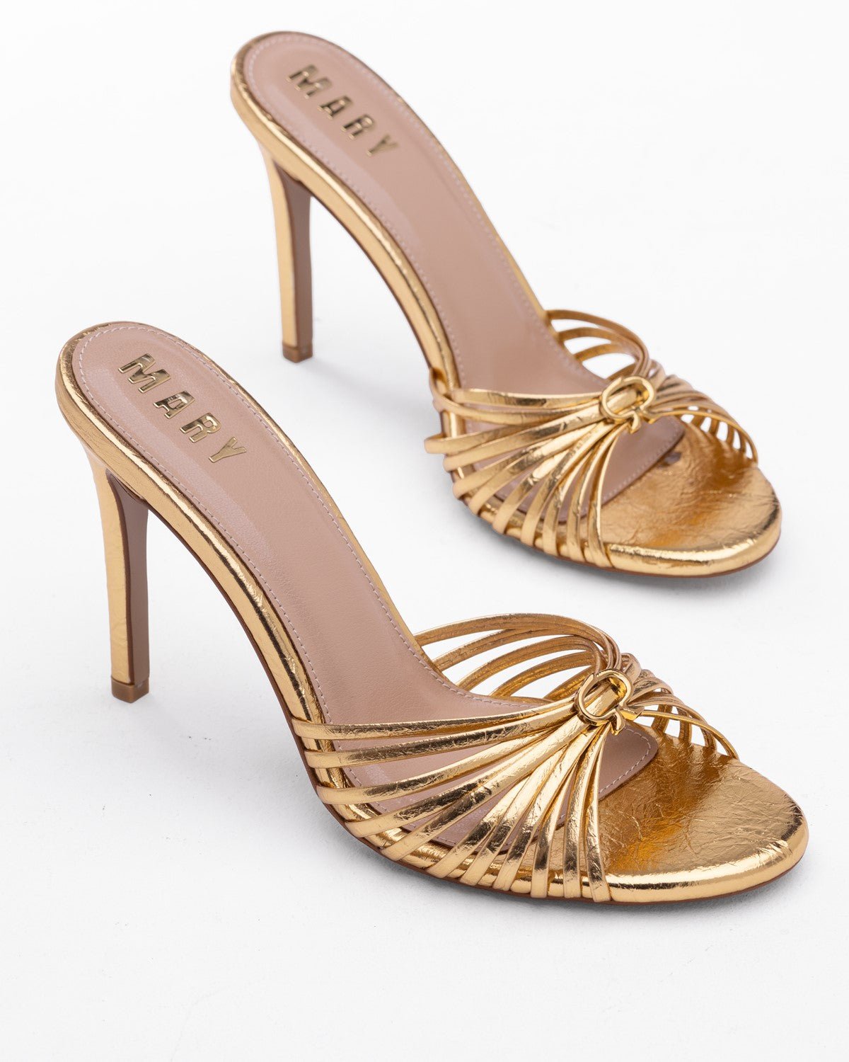 Mary Luna Metalik Topuklu Kadın Ayakkabı - Mary Shoes