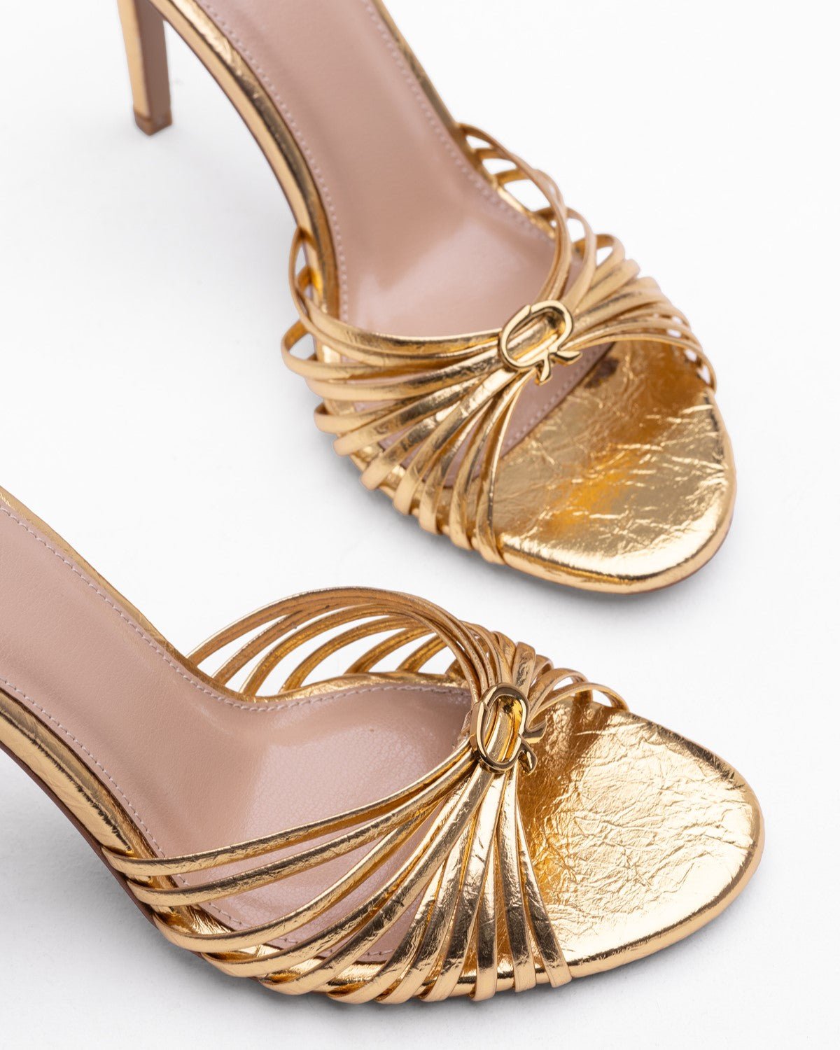 Mary Luna Metalik Topuklu Kadın Ayakkabı - Mary Shoes