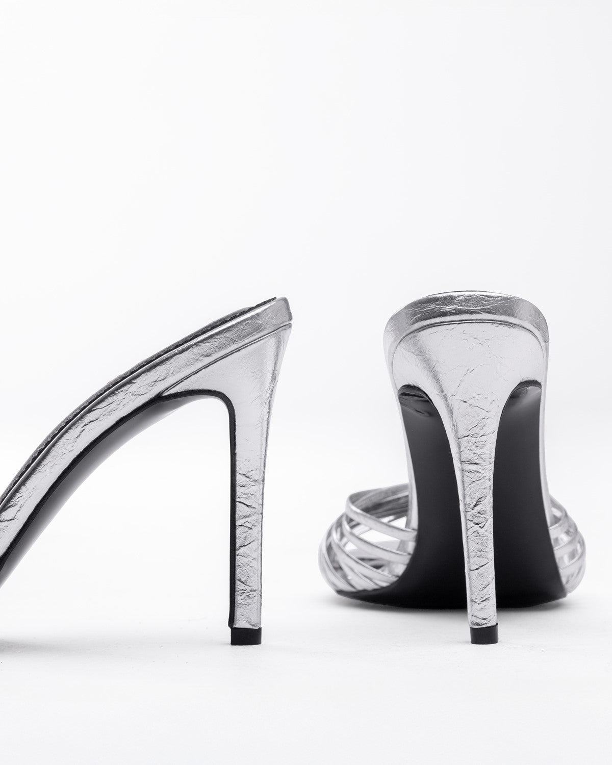 Mary Luna Metalik Topuklu Kadın Ayakkabı - Mary Shoes