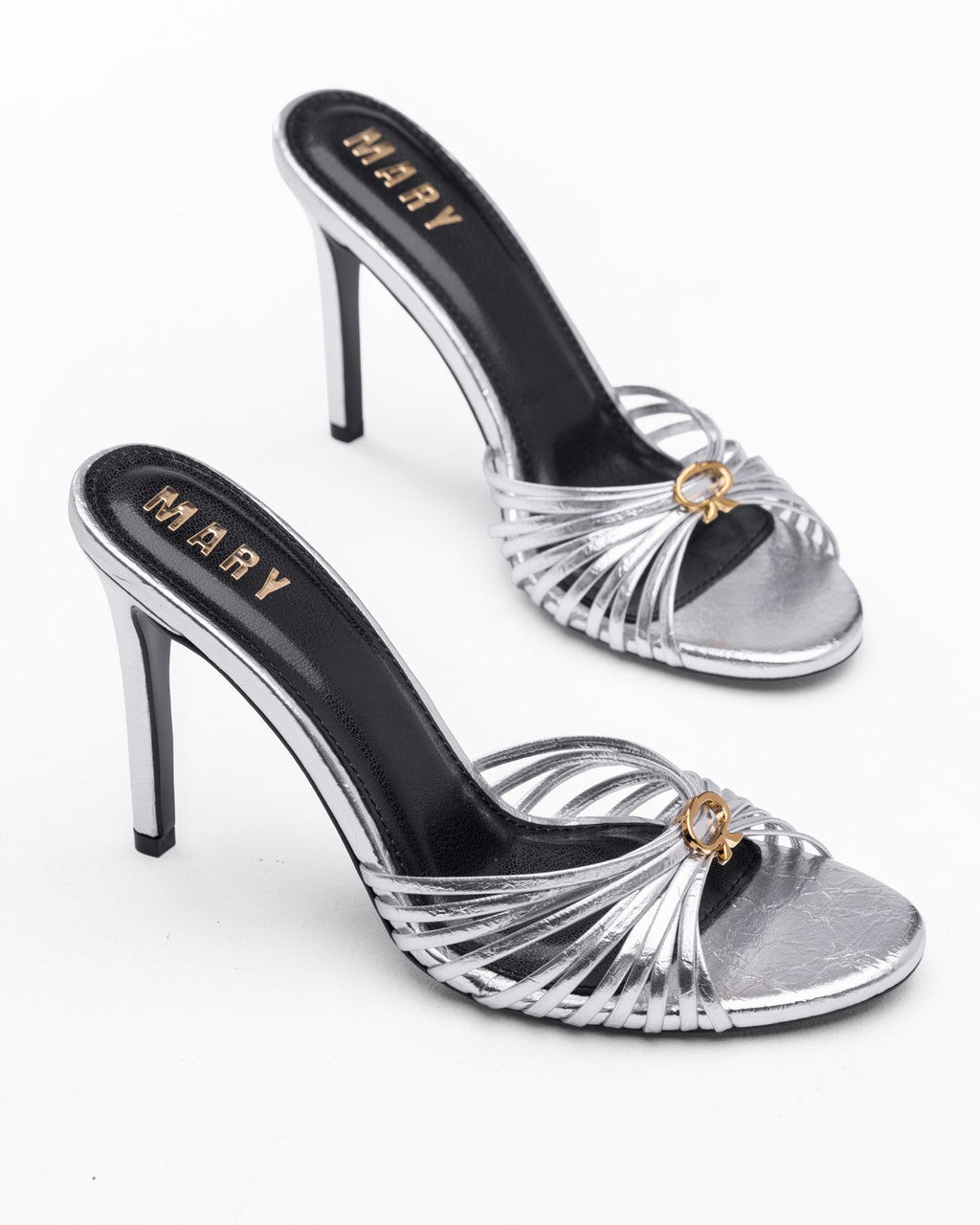 Mary Luna Metalik Topuklu Kadın Ayakkabı - Mary Shoes
