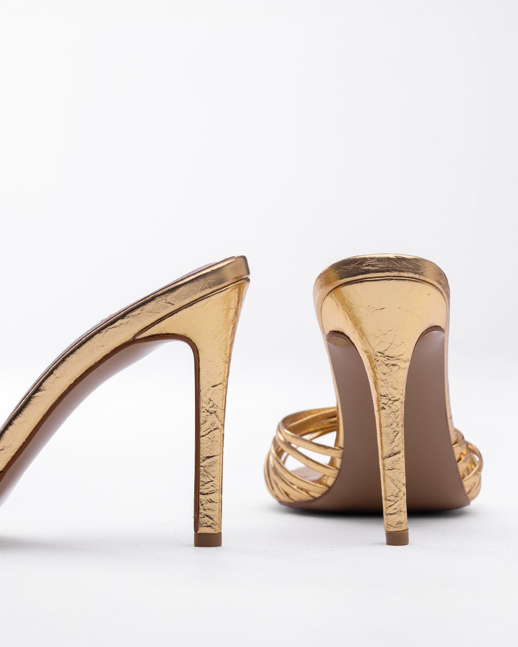 Mary Luna Metalik Topuklu Kadın Ayakkabı - Mary Shoes