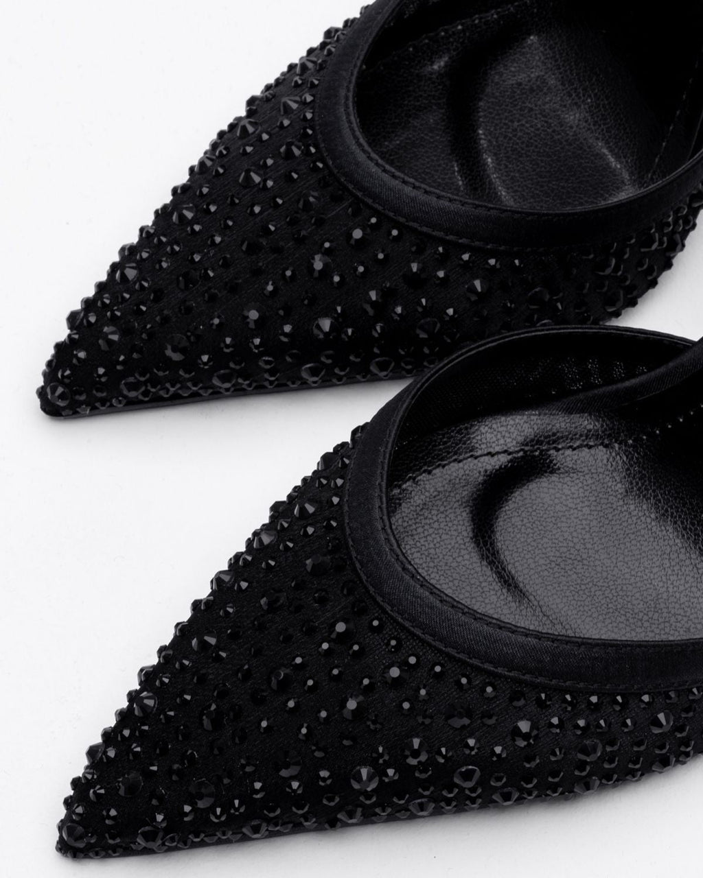 Mary Night Parlak Taşlı Bilekten Kemerli Parti Stilettosu - Mary Shoes