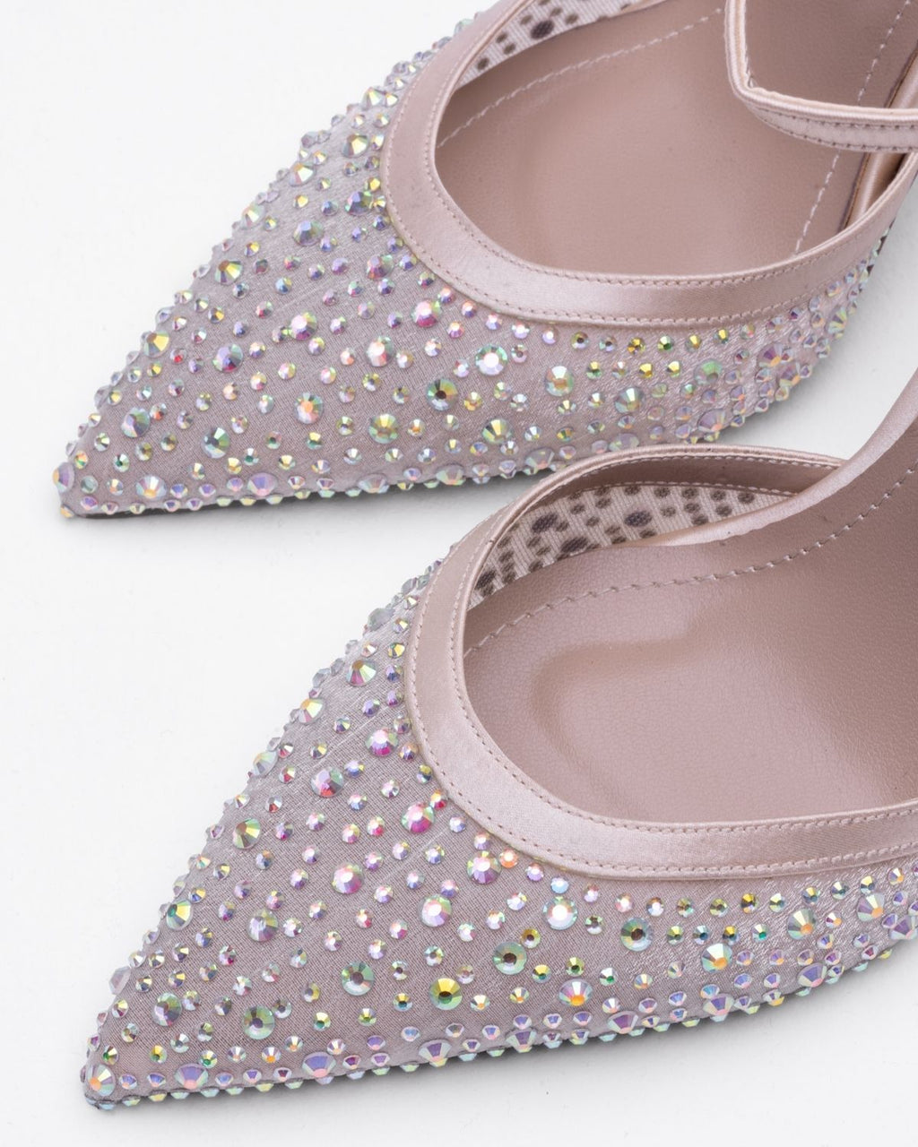 Mary Night Parlak Taşlı Bilekten Kemerli Parti Stilettosu - Mary Shoes