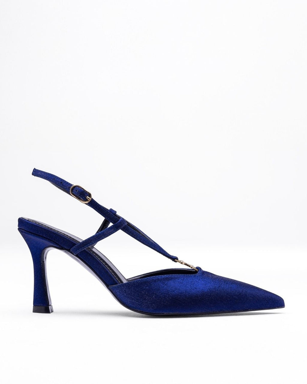 Mary Saten Kumaş Çapraz Bantlı Gece Ayakkabısı - Mary Shoes