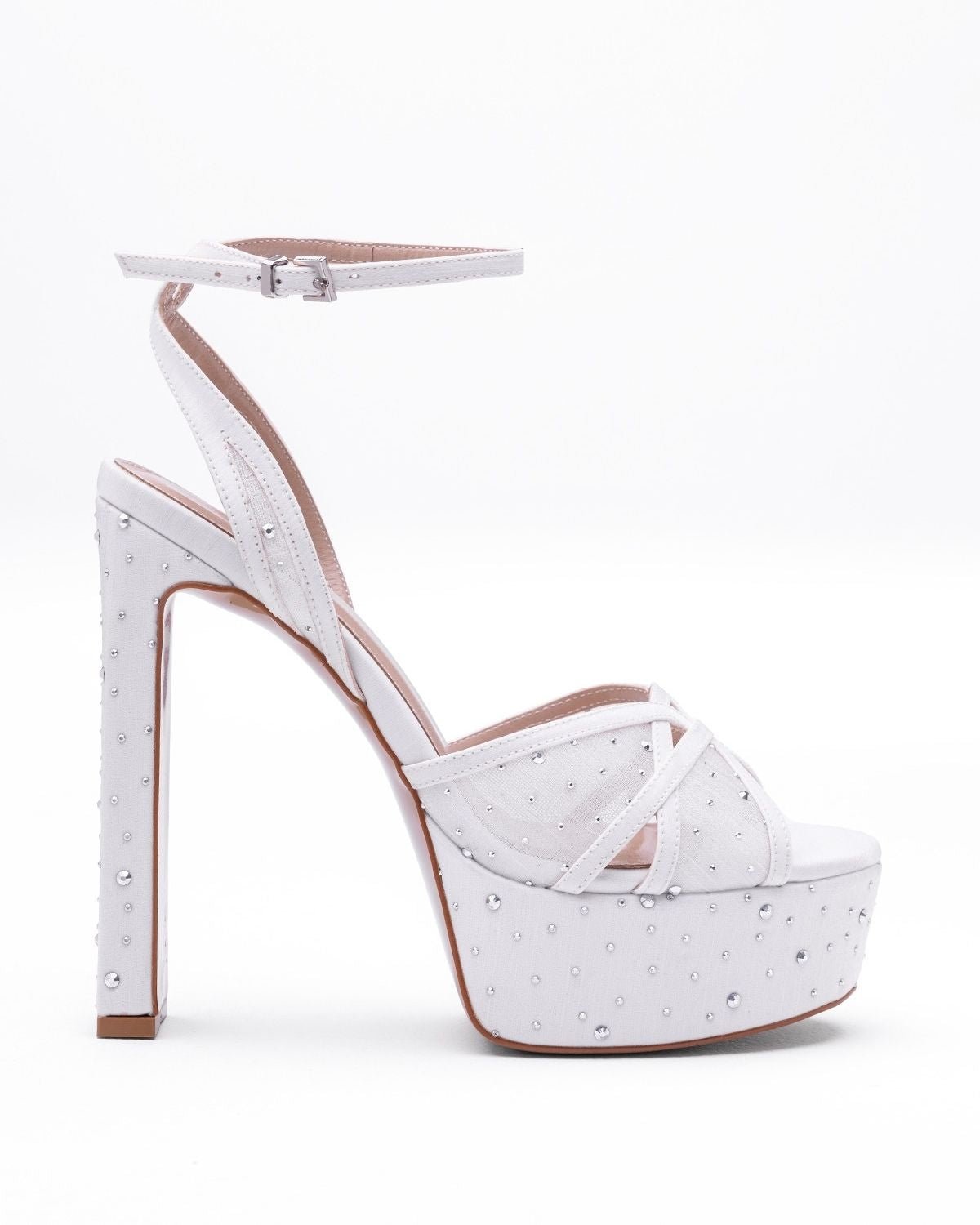 Mary Taş Detaylı Abiye Kadın Topuklu Ayakkabı - Mary Shoes