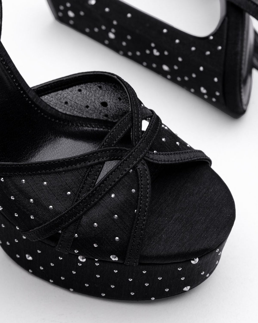 Mary Taş Detaylı Abiye Kadın Topuklu Ayakkabı - Mary Shoes