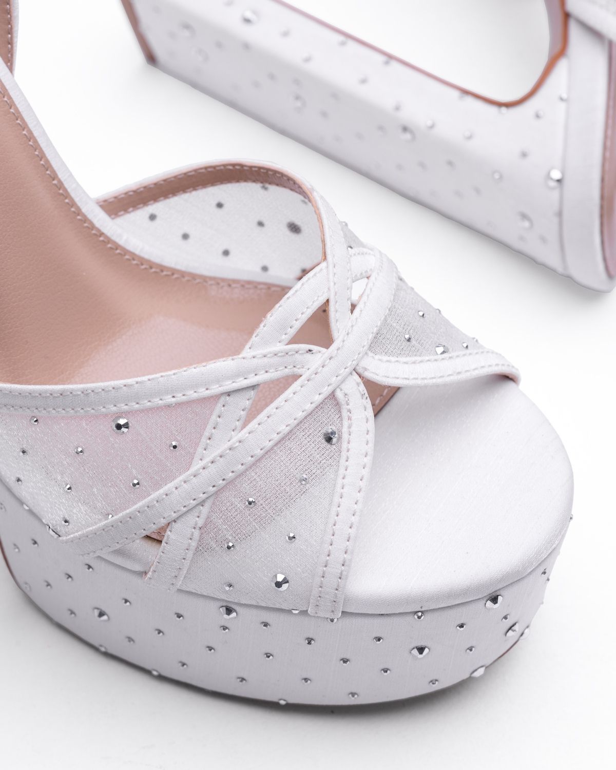 Mary Taş Detaylı Abiye Kadın Topuklu Ayakkabı - Mary Shoes