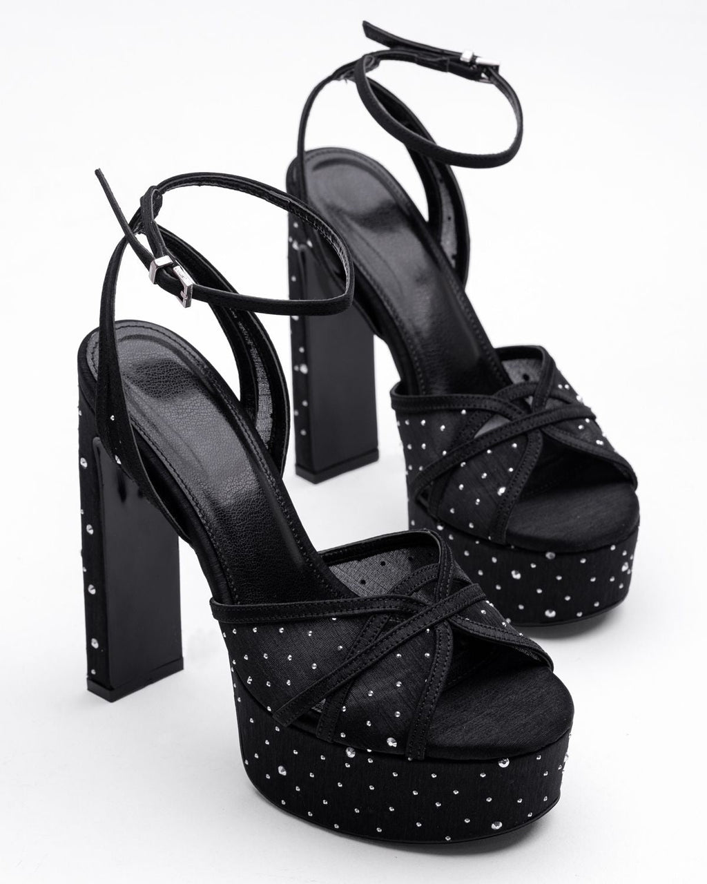 Mary Taş Detaylı Abiye Kadın Topuklu Ayakkabı - Mary Shoes