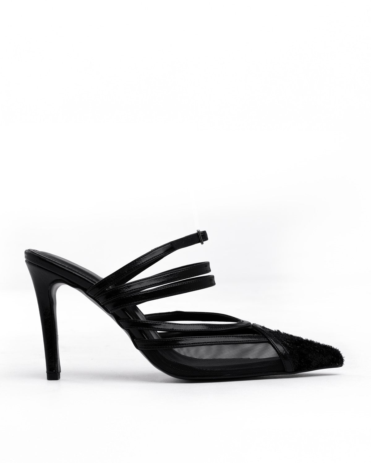 Mary Tüy Detaylı Abiye Topuklu Ayakkabı - Mary Shoes