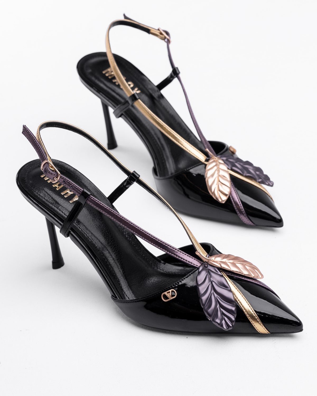 Mary Yaprak Aksesuarlı Kadın Stiletto - Mary Shoes