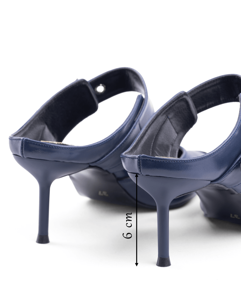 Metal Uç Detaylı İnce Topuklu Tokalı Mule Ayakkabı - Mary Shoes