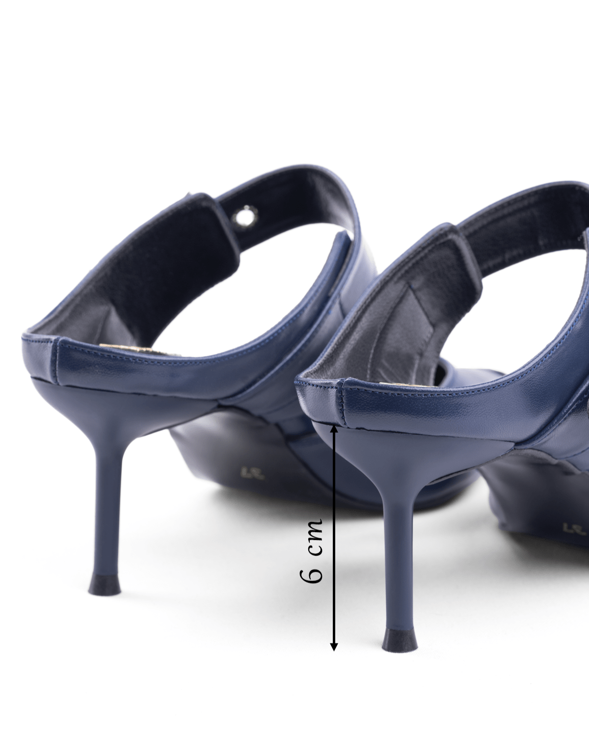 Metal Uç Detaylı İnce Topuklu Tokalı Mule Ayakkabı - Mary Shoes