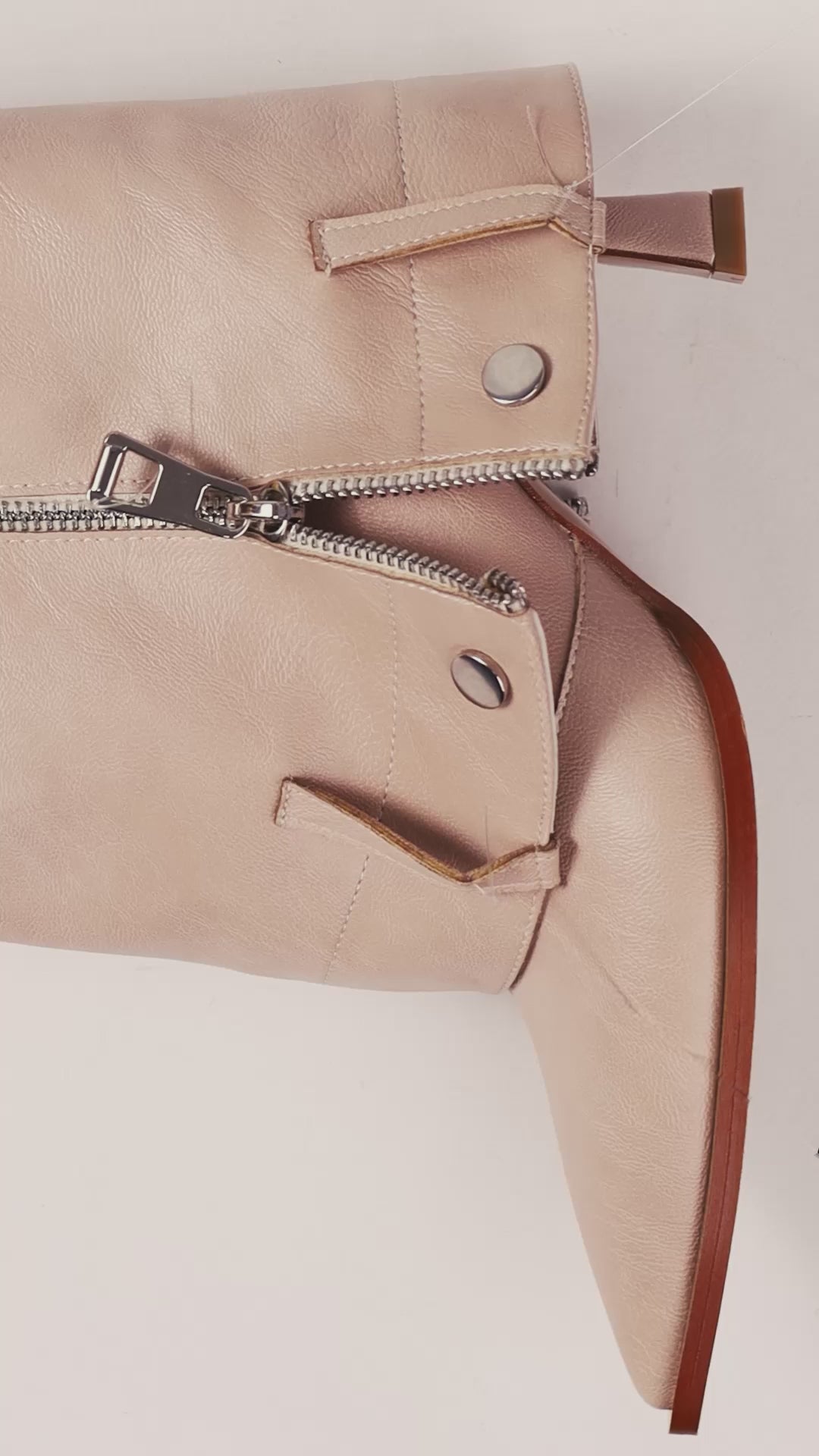 Mary Fermuarlı Western Tarzı Kadın Çizme