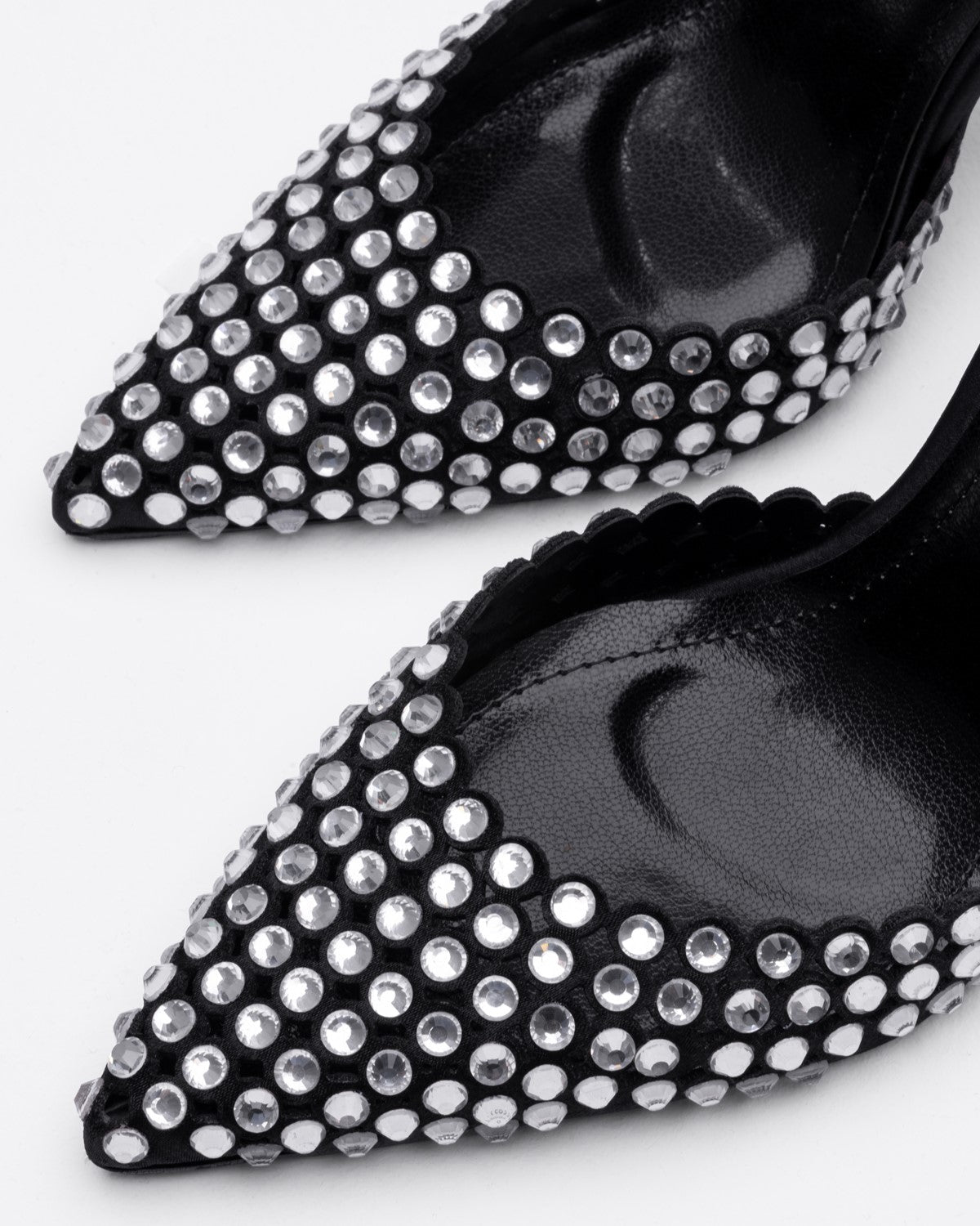 Taşlı Abiye Ayakkabı - Bilekten Bağlı Kadeh Topuk - Mary Shoes
